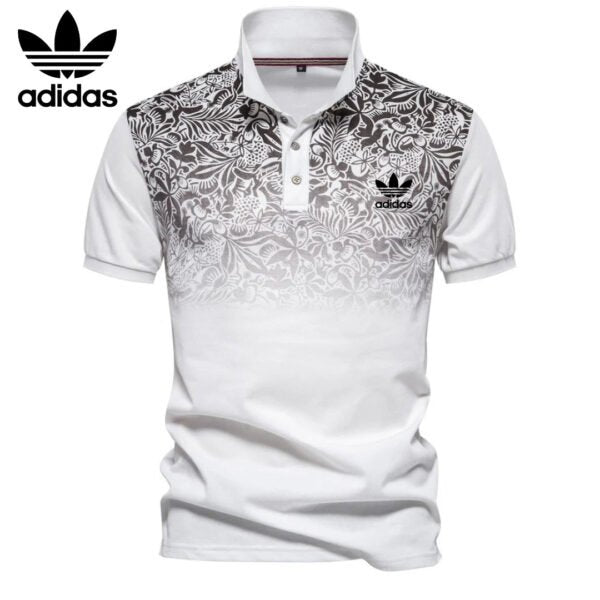 AD – Floral Fade Polo Shirt