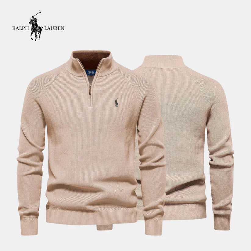 RL – Quarter-Zip Knit Sweater