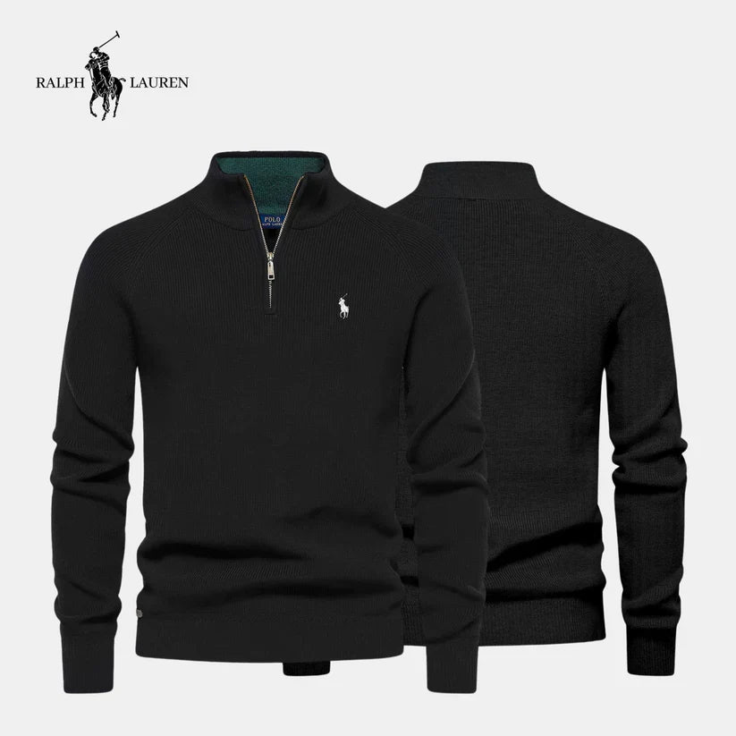 RL – Quarter-Zip Knit Sweater