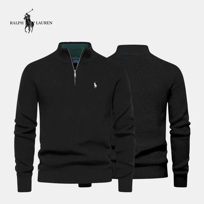 RL – Quarter-Zip Knit Sweater