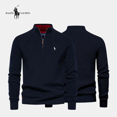 RL – Quarter-Zip Knit Sweater