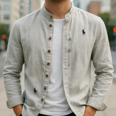 RL – Modern Mandarin Collar Shirt