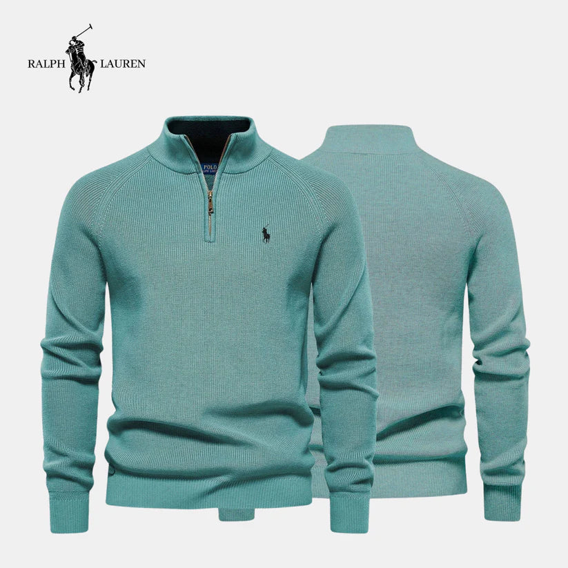 RL – Quarter-Zip Knit Sweater