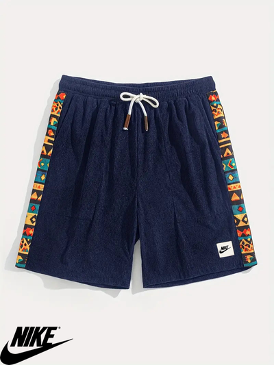 NK – Casual Graphic Trim Shorts