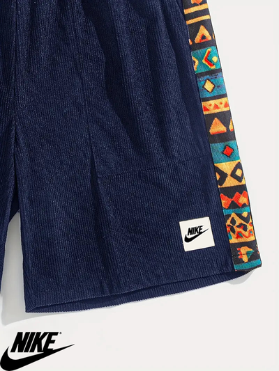 NK – Casual Graphic Trim Shorts