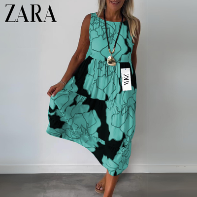 ZR – Floral Flow Midi Dress