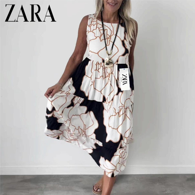 ZR – Floral Flow Midi Dress