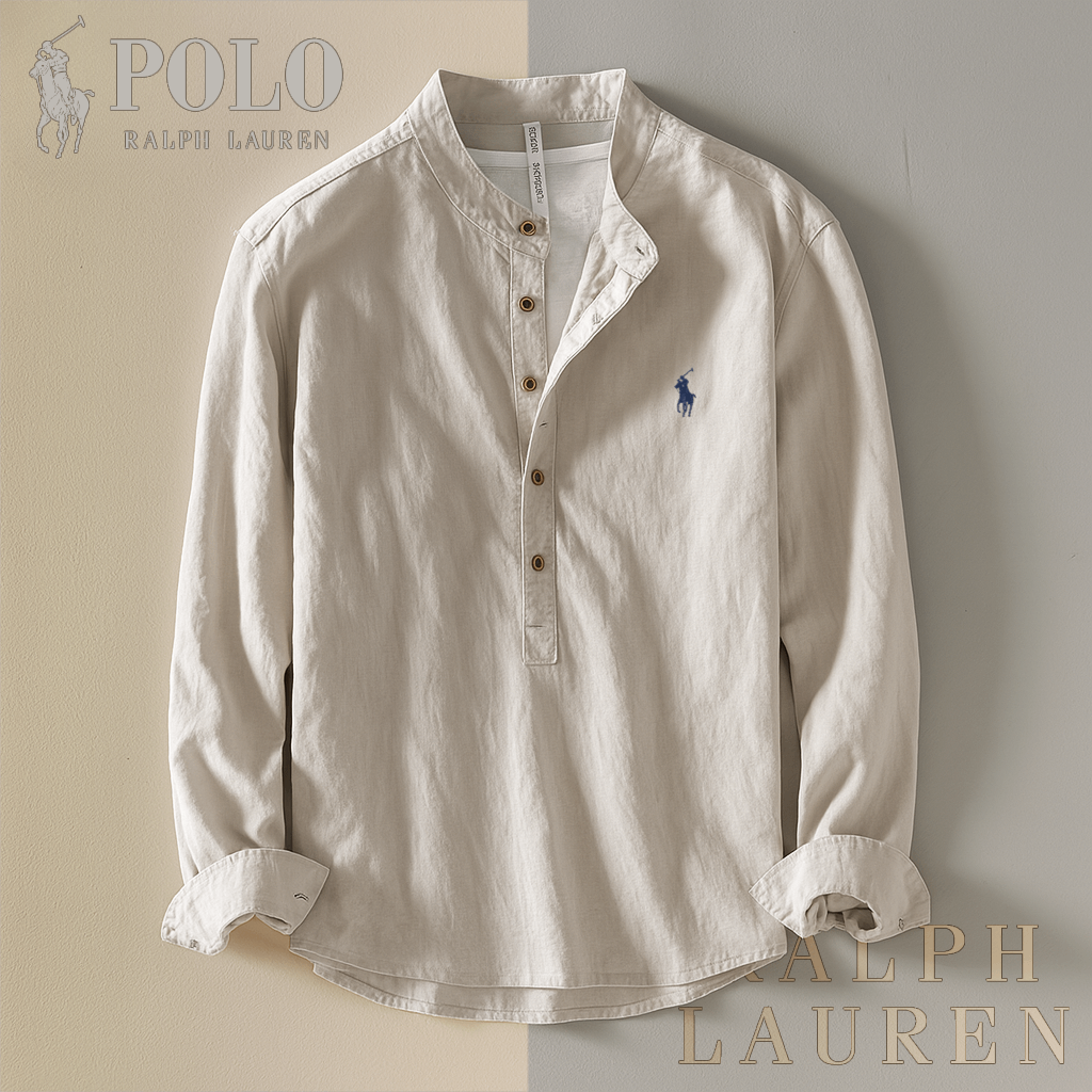 RL – Classic Mandarin Collar Shirt