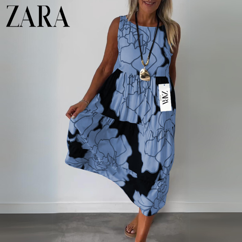 ZR – Floral Flow Midi Dress