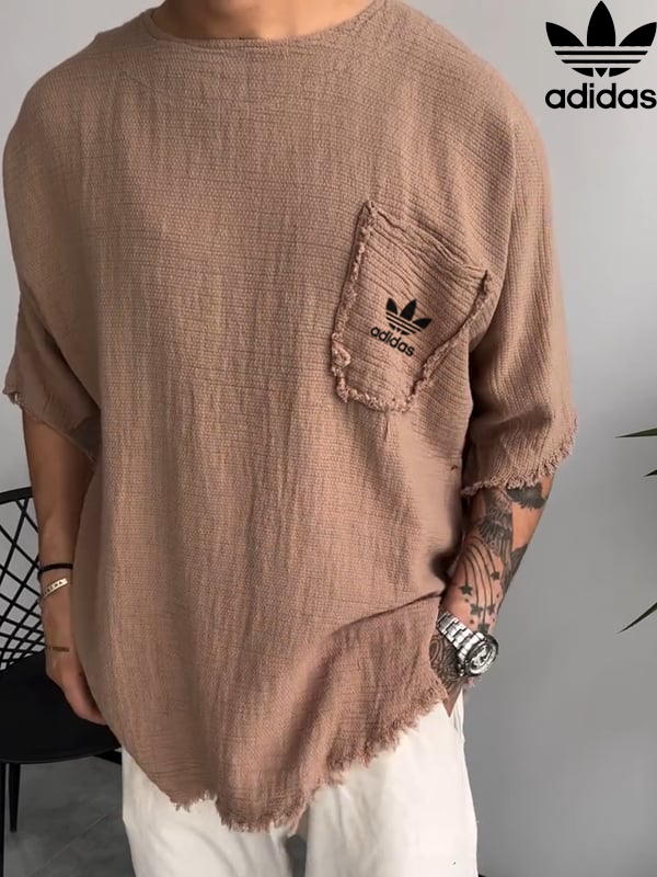 AD – Short-sleeved linen T-shirt