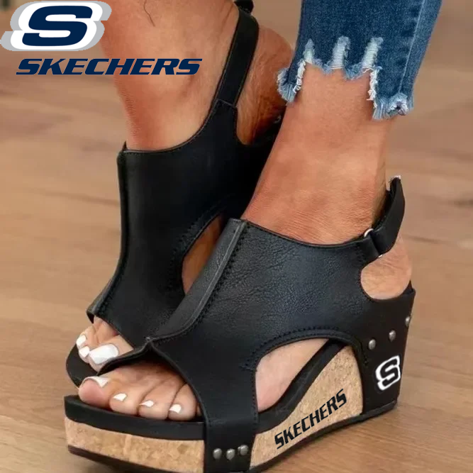 SK – Cork Wedge Sandals