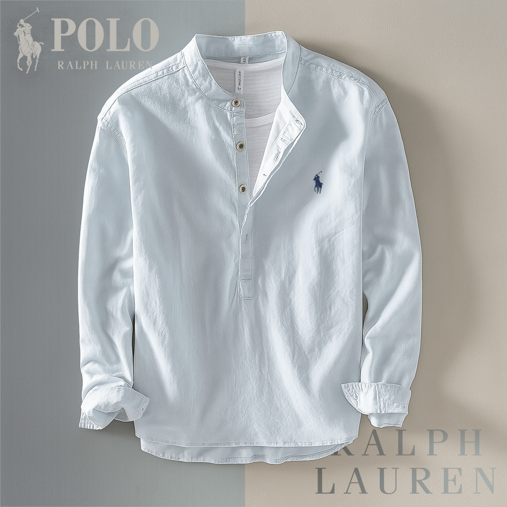 RL – Classic Mandarin Collar Shirt