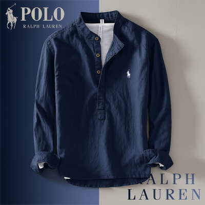 RL – Classic Mandarin Collar Shirt