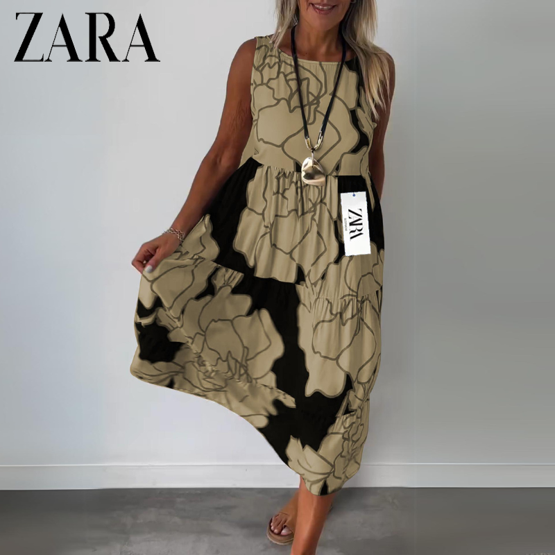 ZR – Floral Flow Midi Dress