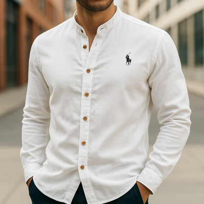RL – Modern Mandarin Collar Shirt
