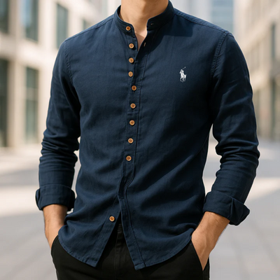 RL – Modern Mandarin Collar Shirt