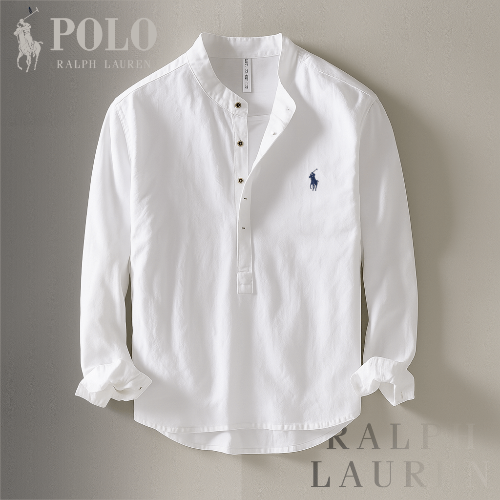 RL – Classic Mandarin Collar Shirt