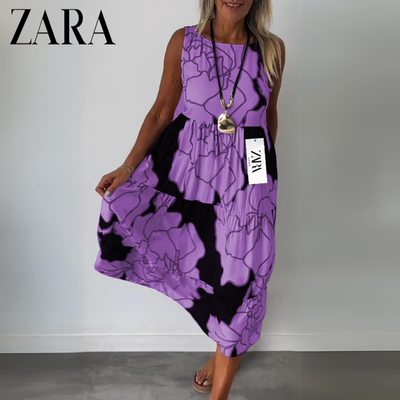 ZR – Floral Flow Midi Dress